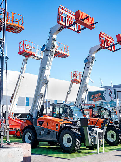New Snorkel SR1054 (left) and XR9244 (right) Telehandlers