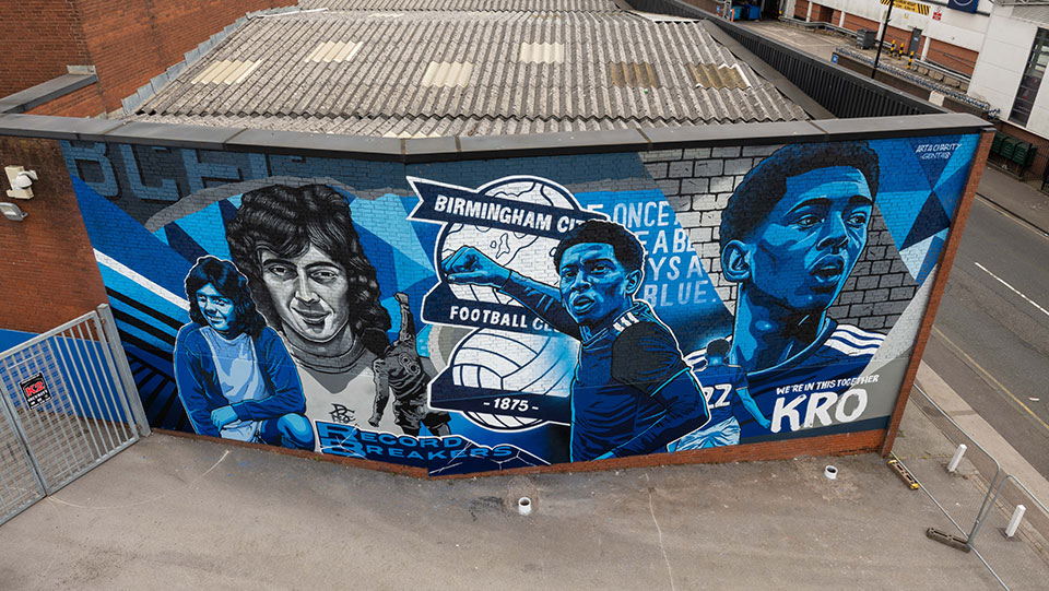 The completed mural. Photo courtesy of Edwin Ladd - Mr Ladd Media