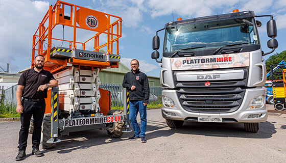 The first Snorkel S3970RTE at Platform Hire
