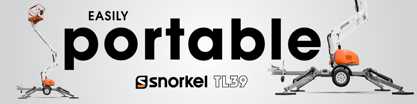 Snorkel TL39 towable boom lift