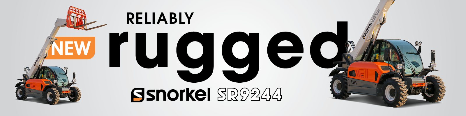 Reliably Rugged Snorkel S9244 rough terrain telehandler