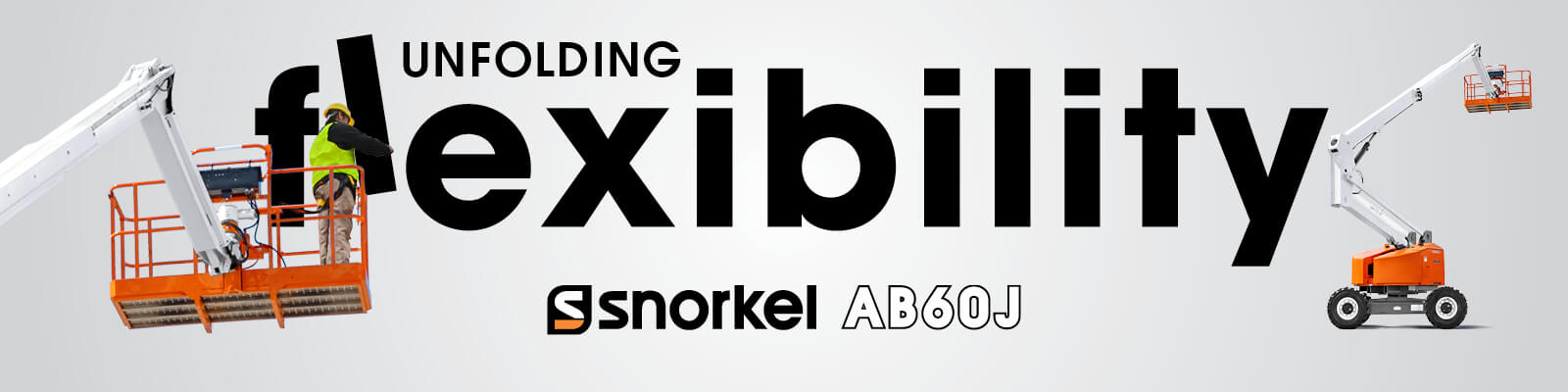 Unfolding Flexibility - Snorkel AB60J articulated boom lift