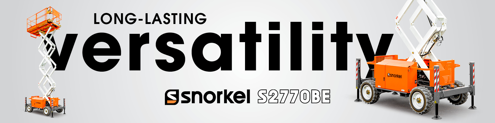 Long-Lasting Versatility - Snorkel S2770BE rough terrain bi-energy scissor lift
