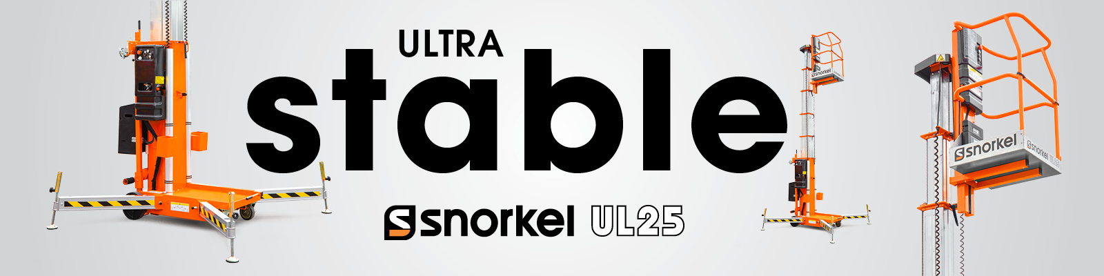 Ultra Stable - Snorkel UL25 push-around mast lift
