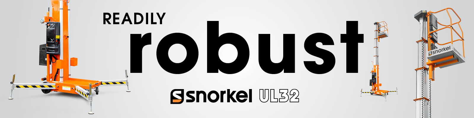 Readily Robust - Snorkel UL32 push-around mast lift