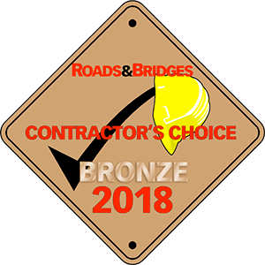 2018 Roads & Bridges Contractor's Choice Bronze